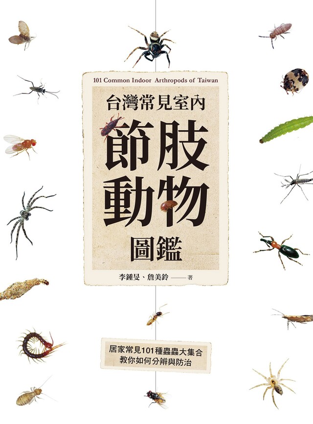台灣常見室內節肢動物圖鑑：居家常見101種蟲蟲大集合，教你如何分辨與防治 圖片