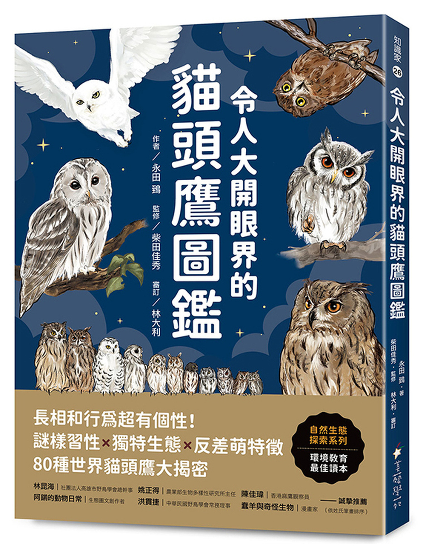 令人大開眼界的貓頭鷹圖鑑：長相和行為超有個性！謎樣習性x獨特生態x反差萌特徵，80種世界貓頭鷹大揭密 圖片