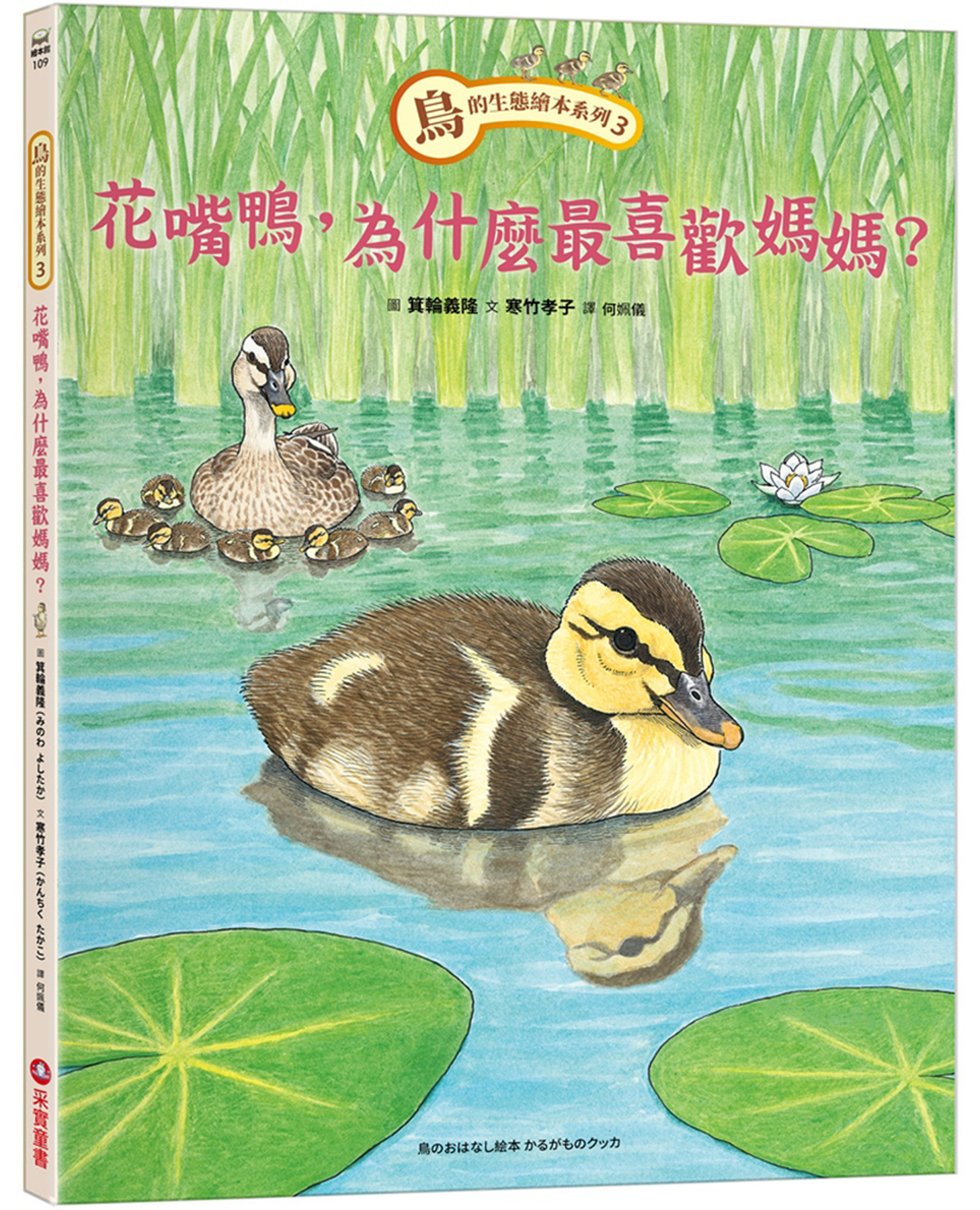 鳥的生態繪本系列3：花嘴鴨，為什麼最喜歡媽媽? 圖片