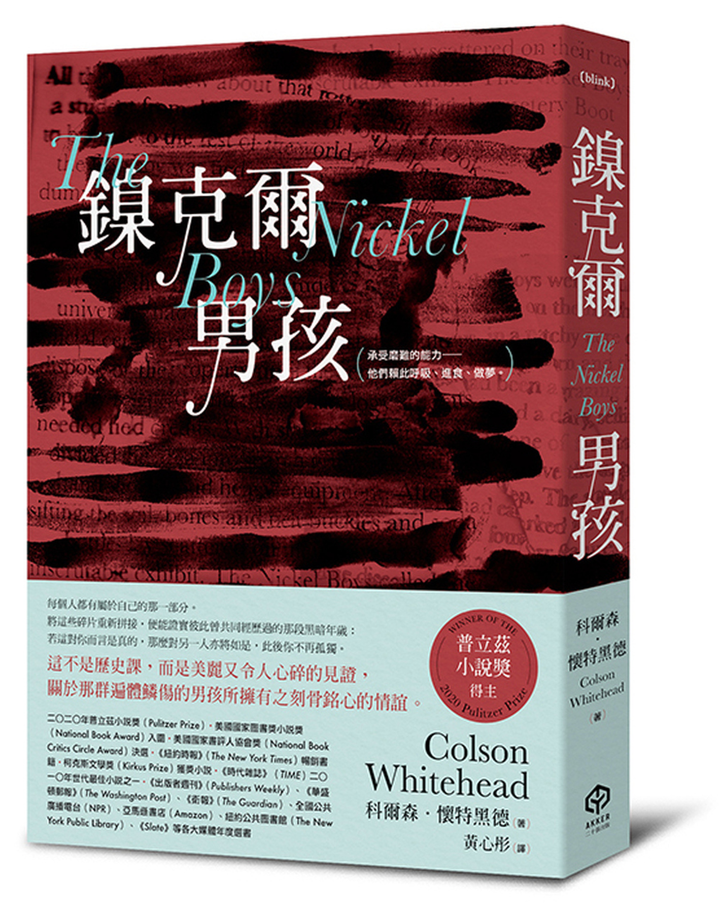 鎳克爾男孩（普立茲小說獎作品） 圖片